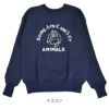 JOHN GLUCKOW(ジョングラッコー) Classic Crew Sweat 長袖プリントスウェット クラシッククルー アニマルズ JG-CS14  ナスコン