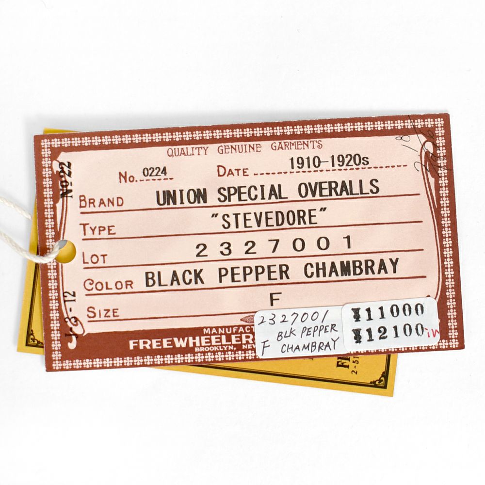 フリーホイーラーズ (FREEWHEELERS) - STEVEDORE - 1910&#12316;1920s STYLE CASQUETTE キャスケット ハンチング 帽子 ビンテージスタイル シャンブレー 2327001