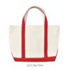 エルエルビーン (L.L.Bean) ボート・アンド・トート・バッグ、オープントップ ミディアム Boat and Tote, Open-Top Medium トートバッグ エコバッグ コットンキャンバス 17L 112636 2253. Red Trim