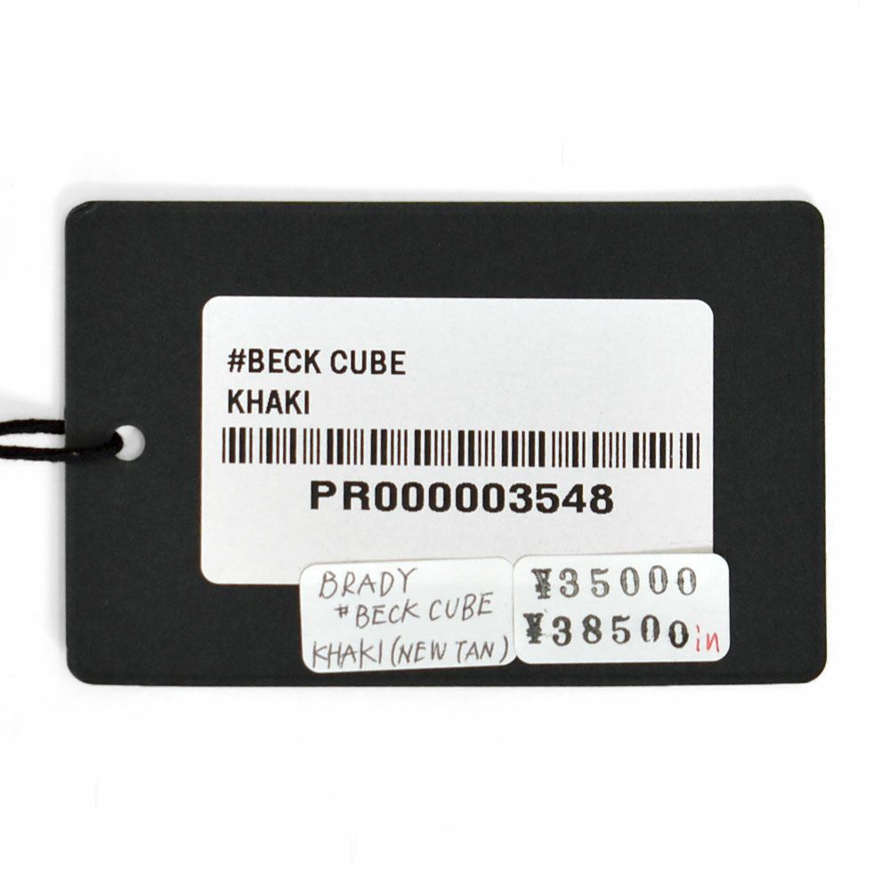 ブレディ (BRADY) BECK CUBE トートバッグ ミニトートバッグ サブバッグ 舟型 キューブ型 防水加工 ベックキューブ