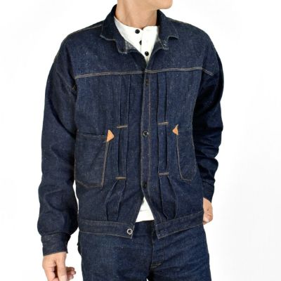 ウエアハウス (WAREHOUSE) Lot 2165 インディゴヘリンボーンカバーオール INDIGO HERRINGBONE COVERALL  WITH CHINSTRAP デニムジャケット 2165 の通販ならトップジミー