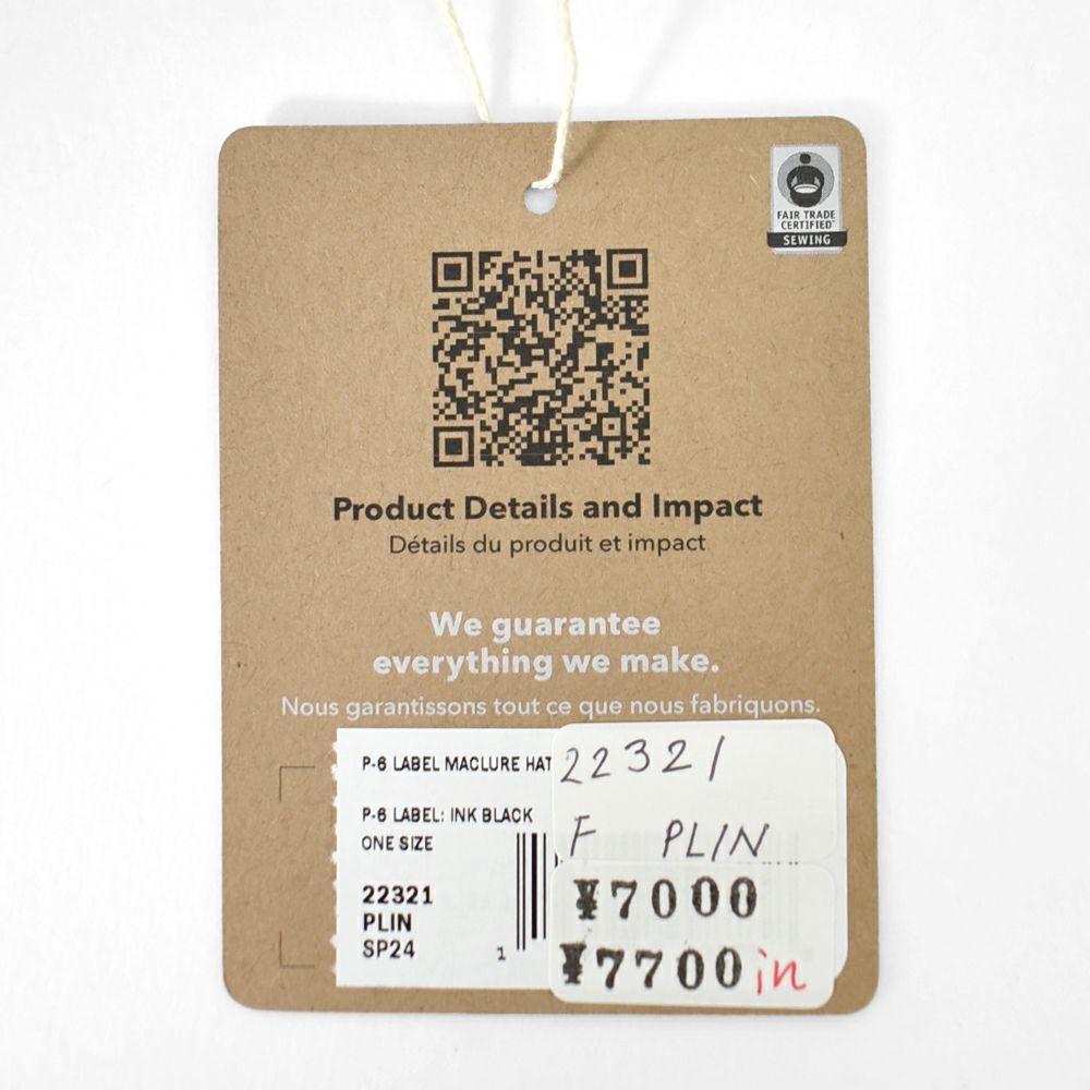 パタゴニア (PATAGONIA) P-6 ラベル マクルーア ハット P-6 Label Maclure Hat キャップ 帽子 22321