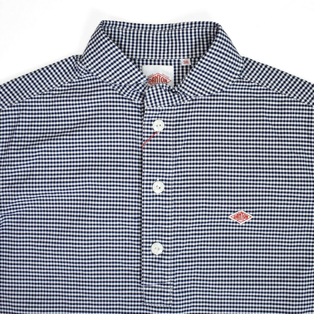 ダントン (DANTON) MEN'S ROUND COLLAR PULLOVER SHIRT S/S 半袖丸襟 