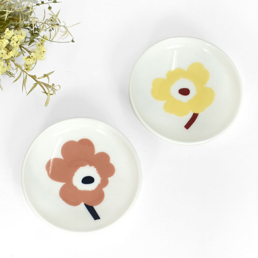 マリメッコ (marimekko) 【日本限定】 Unikko プレートセット 8.5cm ウニッコ お皿 食器 2個セット 花 ギフト ギフトボックス 52249-4-73119 52249473119