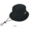 ダントン (DANTON) BUCKET HAT 帽子 バケットハット バケハ アウトドア DT-H0047PES  BLACK