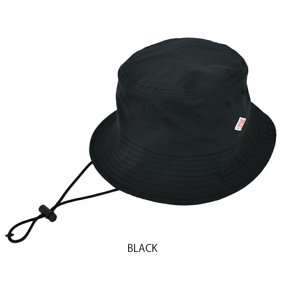 ダントン (DANTON) BUCKET HAT 帽子 バケットハット バケハ アウトドア DT-H0047PES  BLACK