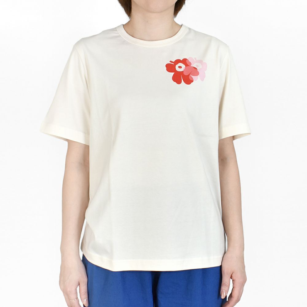 マリメッコ (marimekko) Kioski Erna Lempi Unikko Placement Tシャツ 