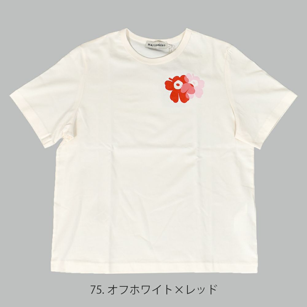 マリメッコ (marimekko) Kioski Erna Lempi Unikko Placement Tシャツ