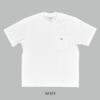 ダントン (DANTON) MEN'S SHORT SLEEVE POCKET T-SHIRT PLAIN ポケットTシャツ 半袖無地Tシャツ DT-C0198TCB WHITE