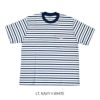 ダントン (DANTON) MEN'S SHORT SLEEVE POCKET T-SHIRT PLAIN ポケットTシャツ 半袖無地Tシャツ DT-C0198TCB LT.NAVY×WHITE