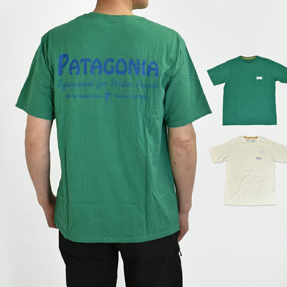パタゴニア(PATAGONIA)メンズ ウォーター ピープル オーガニック ポケットTシャツ Men's Water people Organic Pocket T-Shirt 37734