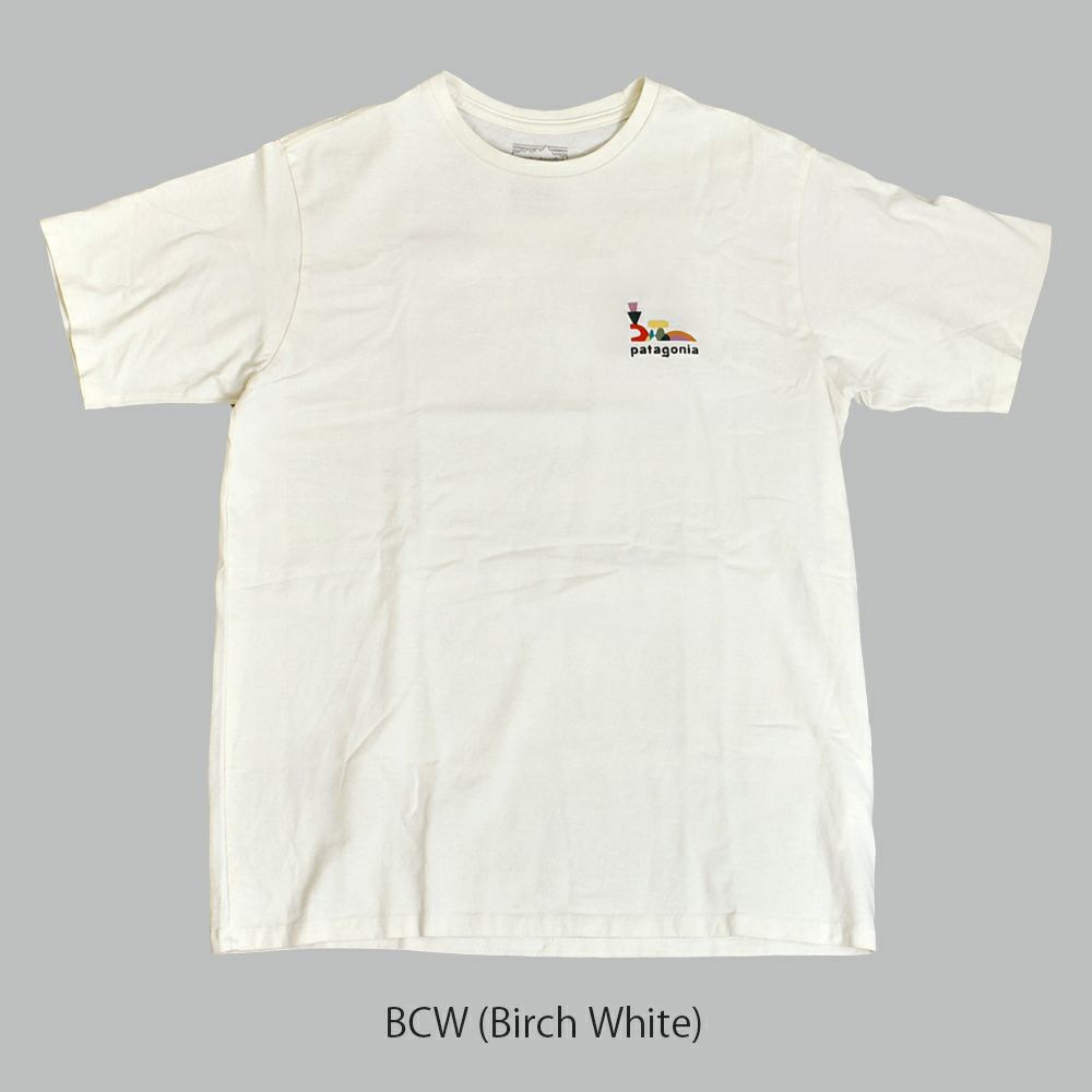 パタゴニア (PATAGONIA) メンズ ルーズ イット レスポンシビリティー M's Lose It Responsibili-Tee 半袖プリントTシャツ 37742 BCW (Birch White)