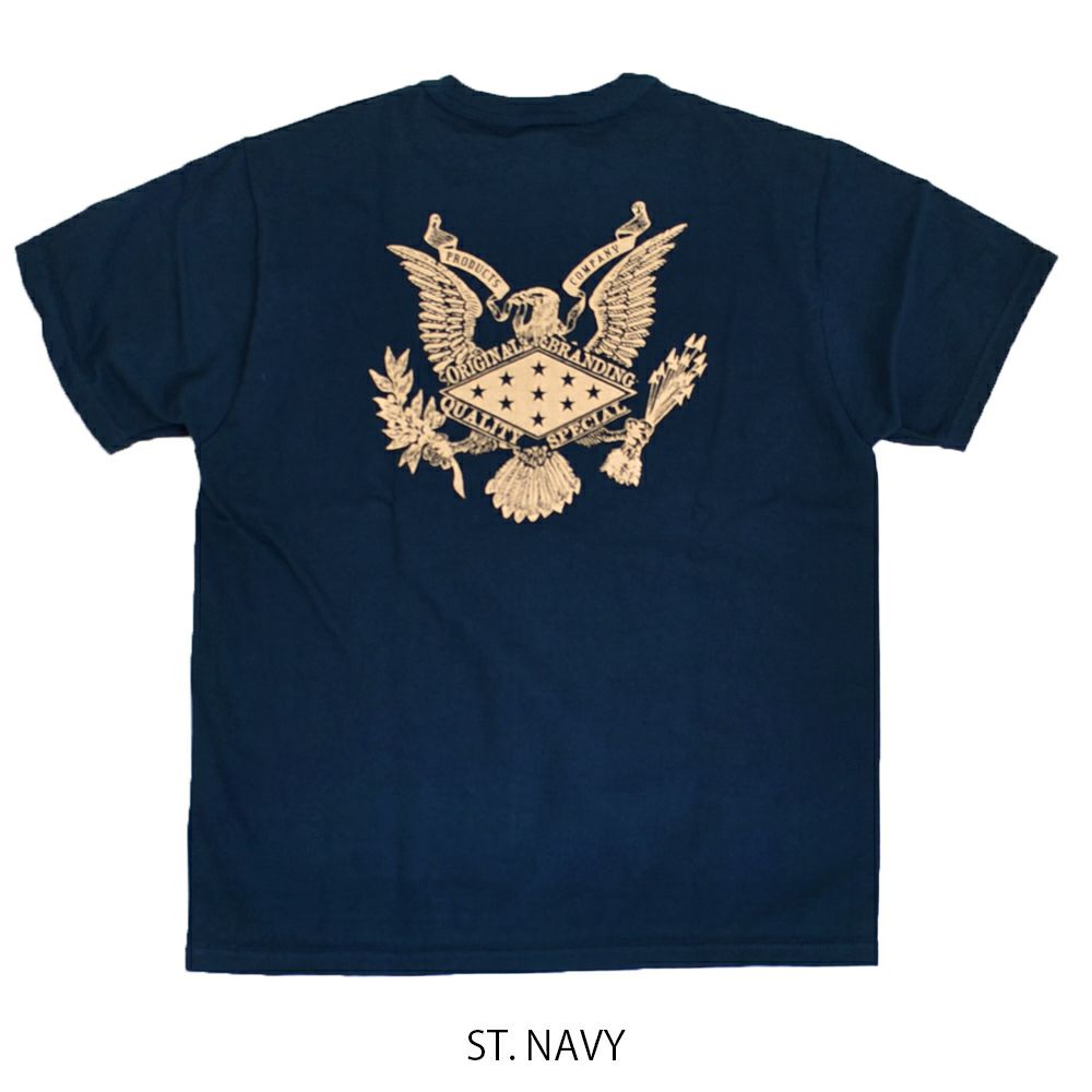 デラックスウエア (DELUXEWARE) STARS 半袖プリントTシャツ DXT-2403 ST.NAVY