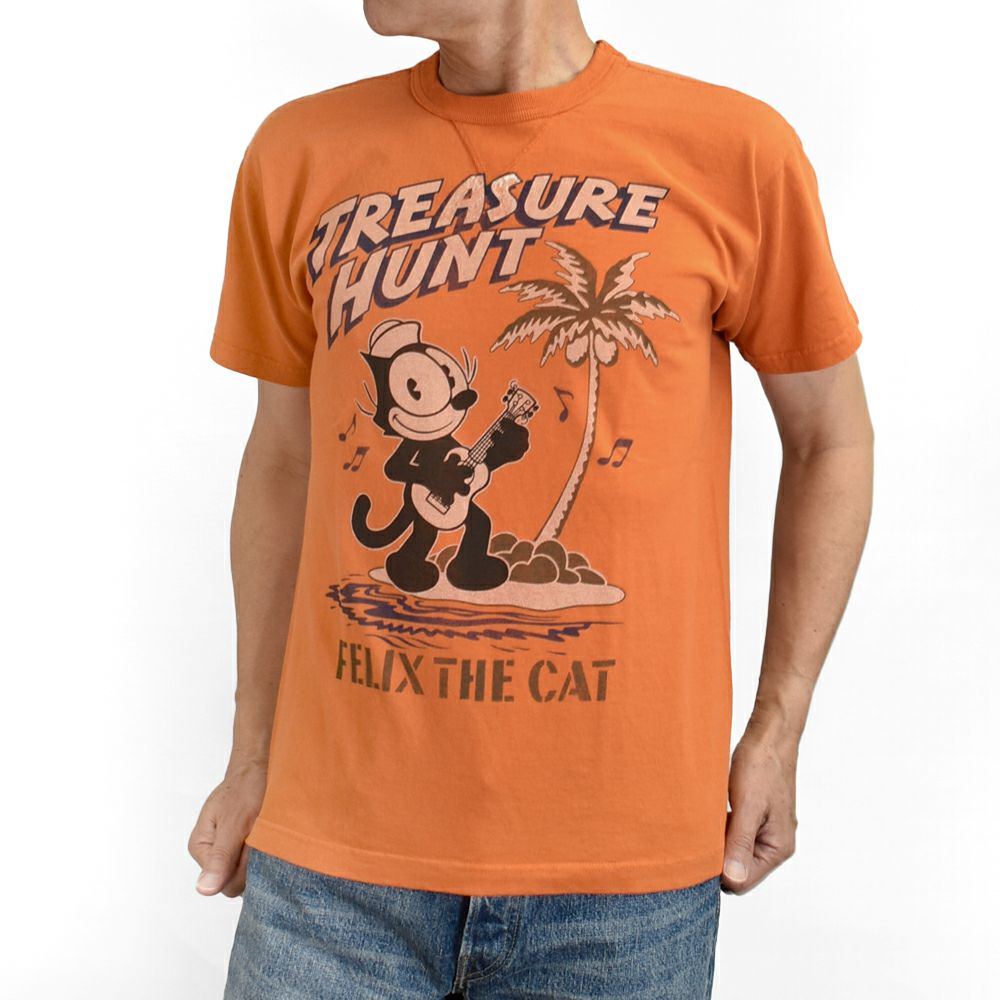 トイズマッコイ (TOYS McCOY) FELIX THE CAT TEE -TREASURE HUNT- 半袖プリントTシャツ フィリックス ザ キャット TMC2405