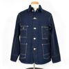 ウエアハウス (WAREHOUSE) Lot 2165 インディゴヘリンボーンカバーオール INDIGO HERRINGBONE COVERALL WITH CHINSTRAP デニムジャケット 2165