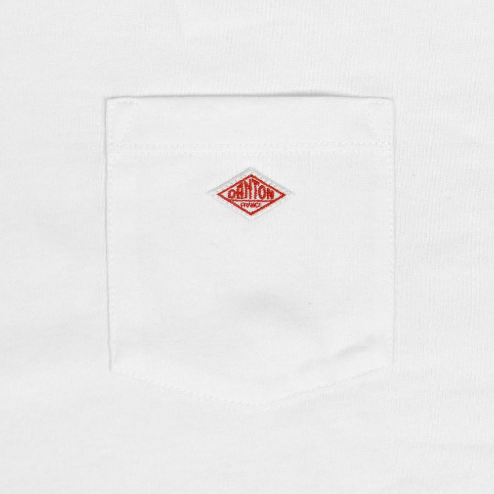 ダントン (DANTON) WOMEN'S SHORT SLEEVE POCKET T-SHIRT PLAIN ポケットTシャツ 半袖無地Tシャツ DT-C0197TCB