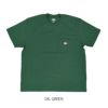 ダントン (DANTON) WOMEN'S SHORT SLEEVE POCKET T-SHIRT PLAIN ポケットTシャツ 半袖無地Tシャツ DT-C0197TCB DK.GREEN