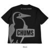 チャムス (CHUMS) オーバーサイズドブービーTシャツ Oversized Booby T-Shirt 半袖プリントTシャツ ロゴ バックプリント ユニセックス CH01-2356 Black