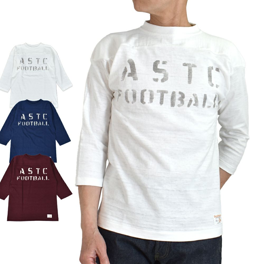 ウエアハウス (WAREHOUSE) Lot 4063 7分袖フットボールT ASTC プリントTシャツ ロンT 4063 の通販ならトップジミー