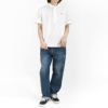 ダントン (DANTON) WOMEN'S OXFORD ROUND COLLAR SHORT SLEEVE PULLOVER SHIRT PLAIN 半袖丸襟プルオーバーシャツ ラウンドカラー サイドポケット ロゴワッペン DT-B0283SOX