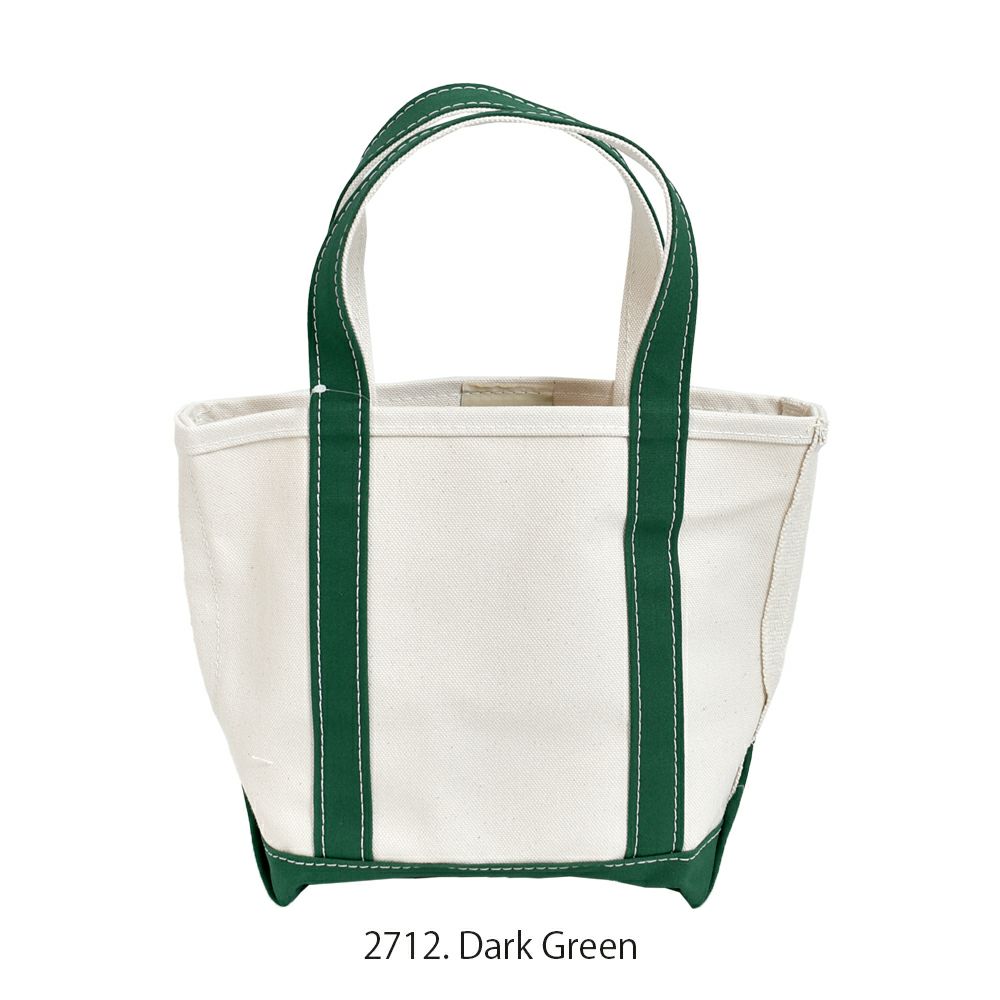 エルエルビーン (L.L.Bean) ボート・アンド・トート・バッグ、オープントップ スモール Boat and Tote, Open-Top Small トートバッグ エコバッグ コットンキャンバス 8L 112635 2712. Dark Green