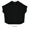 ブリスバンチ (Bliss bunch) フレンチスリーブPO 半袖ワイドTシャツ プルオーバー A641-241  4-4.BLACK