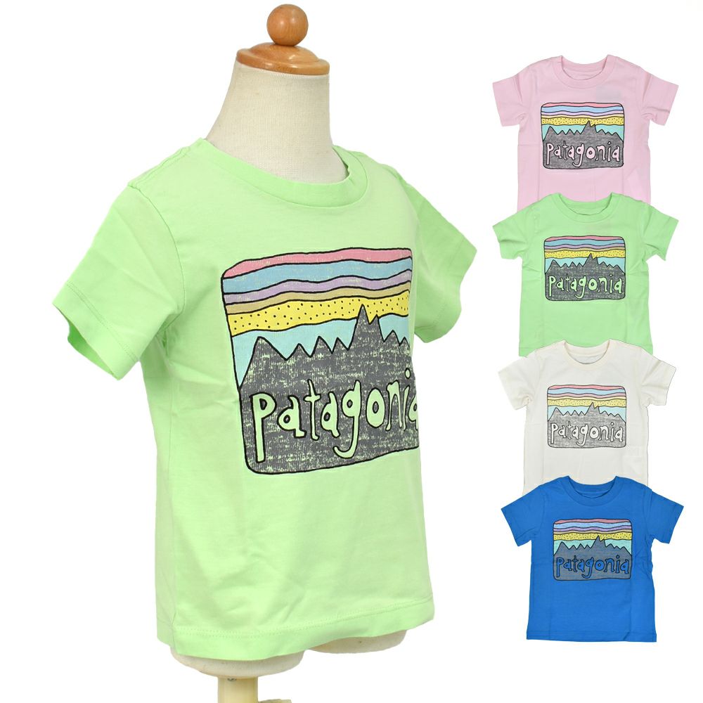 パタゴニア (PATAGONIA) ベビー フィッツロイ スカイズ Tシャツ Baby Fitz Roy Skies T-Shirt キッズ 半袖プリントT 60421