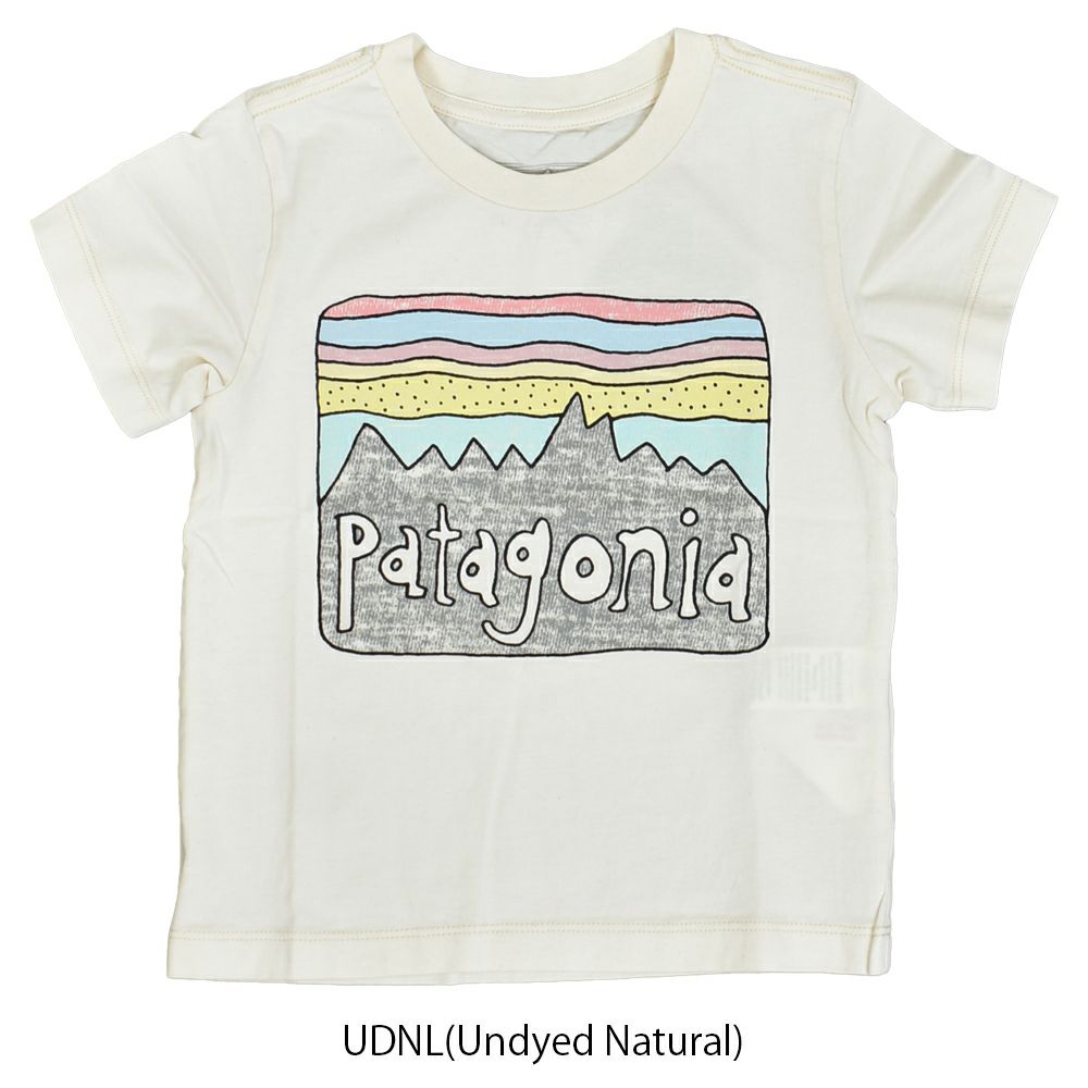 パタゴニア (PATAGONIA) ベビー フィッツロイ スカイズ Tシャツ Baby Fitz Roy Skies T-Shirt キッズ 半袖プリントT 60421  UDNL(Undyed Natural)