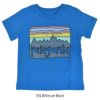 パタゴニア (PATAGONIA) ベビー フィッツロイ スカイズ Tシャツ Baby Fitz Roy Skies T-Shirt キッズ 半袖プリントT 60421 VSLB(Vessel Blue)