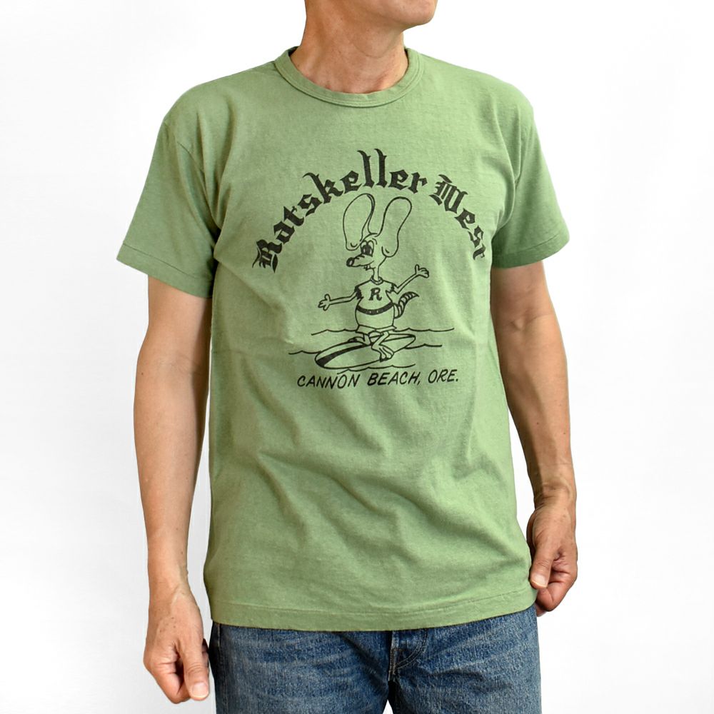 ウエアハウス (WAREHOUSE) Lot 4064 RATSKELLER 半袖プリントTシャツ 4064