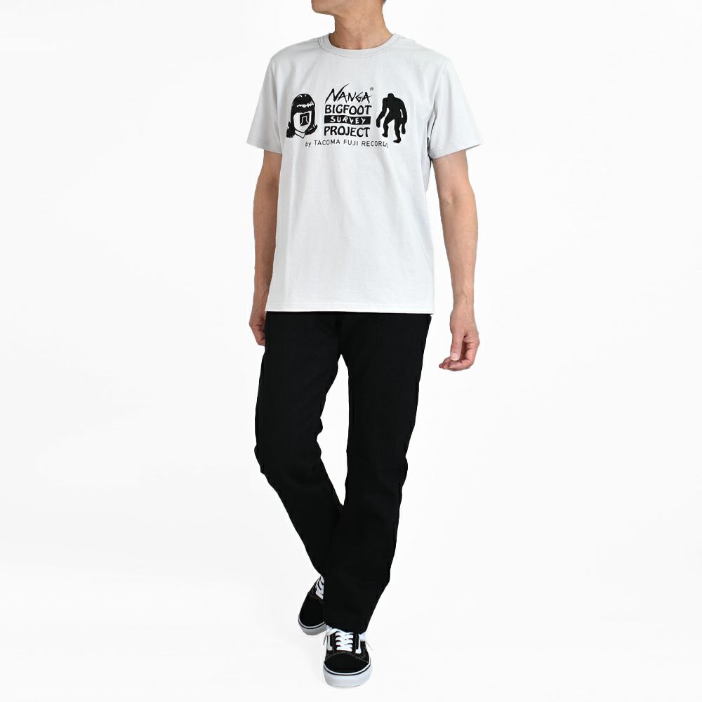 ナンガ (NANGA) NANGA × TACOMA FUJI RECORDS BIGFOOT SURVEY PROJECT LOGO TEE ナンガ× タコマフジレコード ビッグフットサーベイプロジェクトロゴティー 半袖プリントTシャツ 30周年限定アイテム コラボ NW2411-1F650-C  の通販ならトップジミー