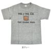 ウエアハウス (WAREHOUSE) Lot 4601 HQ.＆HQ.CO. 半袖プリントTシャツ 4601  杢グレー