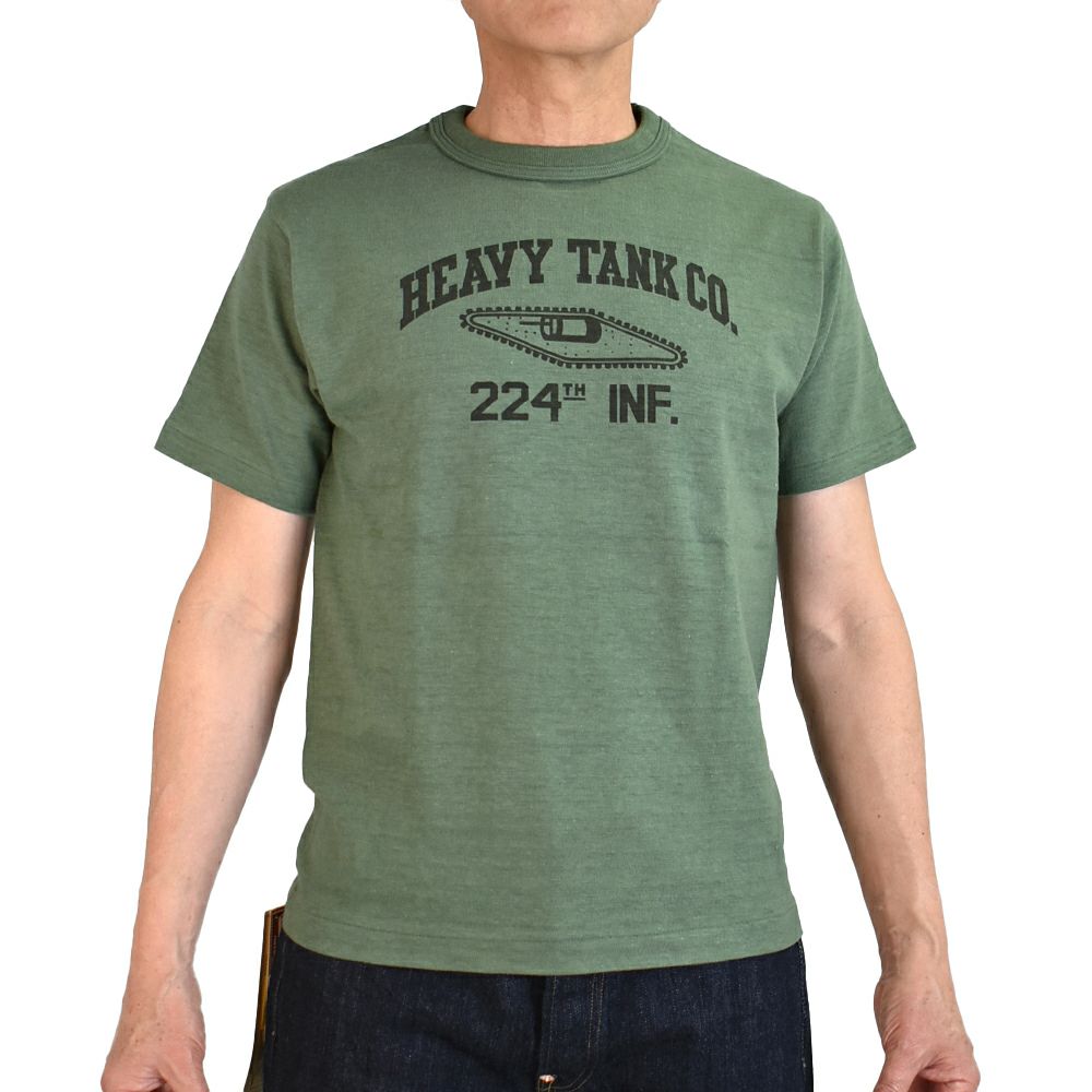 ウエアハウス (WAREHOUSE) Lot 4601 HEAVY TANK 半袖プリントTシャツ  