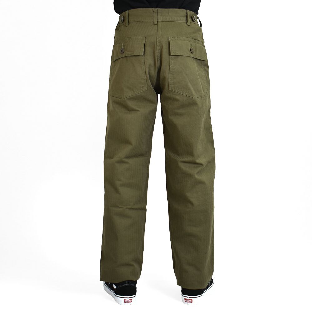 コリンボ (COLIMBO) 50'S ARMY UTILITY TROUSERS -FORT KNOX- -PLAIN- フォートノックス  ミリタリーコットンパンツ ZZ-0205 の通販ならトップジミー