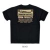 デラックスウエア (DELUXEWARE) CRIMSON BARTACK 半袖プリントTシャツ BRGX-24D BLACK