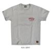 デラックスウエア (DELUXEWARE) CRIMSON BARTACK 半袖プリントTシャツ BRGX-24D ASH.GRAY