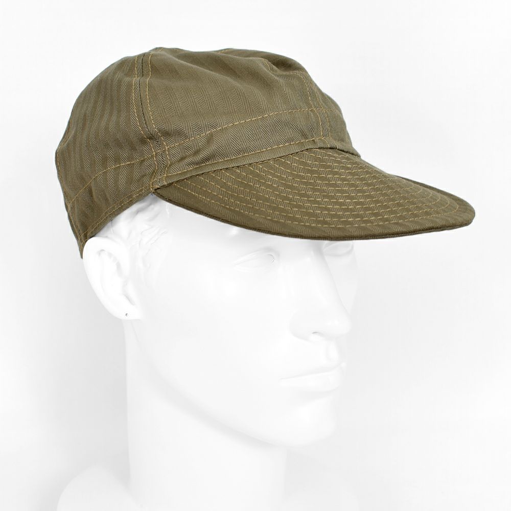 フリーホイーラーズ (FREEWHEELERS) - MECHANIC CAP - 1930~1940s CIVILIAN MILITARY CLOTHING キャップ 帽子 ビンテージヘリンボーンツイル 2427005