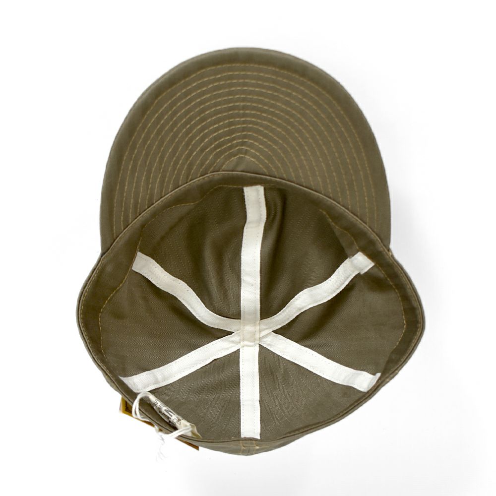 フリーホイーラーズ (FREEWHEELERS) - MECHANIC CAP - 1930~1940s CIVILIAN MILITARY CLOTHING キャップ 帽子 ビンテージヘリンボーンツイル 2427005