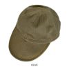フリーホイーラーズ (FREEWHEELERS) - MECHANIC CAP - 1930~1940s CIVILIAN MILITARY CLOTHING キャップ 帽子 ビンテージヘリンボーンツイル 2427005 OLIVE