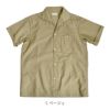 ウエアハウス (WAREHOUSE) Lot 3091 S/S OPEN COLLAR SHIRTS 半袖ワンナップカラーシャツ 3091 1.ベージュ