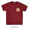 デラックスウエア (DELUXEWARE) DELUXEWARE 半袖プリントTシャツ ブランドロゴ ハードニット BRGX-01B  CRIMSON.RED