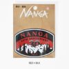 ナンガ (NANGA) NANGA 30TH ANNIVERSARY STICKER ナンガ30シュウネン アニバーサリーステッカー シール 30周年限定 ナンガ・バルバット 耐水 耐光 NA2454-3G506-Z  RED×BLK