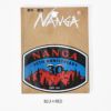 ナンガ (NANGA) NANGA 30TH ANNIVERSARY STICKER ナンガ30シュウネン アニバーサリーステッカー シール 30周年限定 ナンガ・バルバット 耐水 耐光 NA2454-3G506-Z  BLU×RED