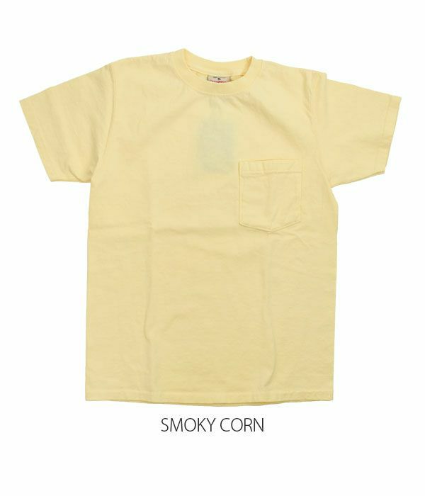 グッドウェア (GOODWEAR) S/S POCKET TEE 半袖ポケットTシャツ GW040115 SMOKY CORN