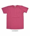 グッドウェア (GOODWEAR) S/S POCKET TEE 半袖ポケットTシャツ GW040115 CRANBERRY
