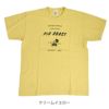 ウエアハウス (WAREHOUSE) Lot 4064 PIG ROAST 半袖プリントTシャツ 4064  クリームイエロー