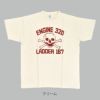 ウエアハウス (WAREHOUSE) Lot 4064 ENGINE 半袖プリントTシャツ 4064 クリーム