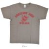 ウエアハウス (WAREHOUSE) Lot 4064 WOLVES 半袖プリントTシャツ 4064  グレー