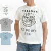 コリンボ (COLIMBO) NORWALK COTTON TEE =VALIONS-15= -バリオンズヒフティーン- 半袖プリントTシャツ ステンシル VA-15 ZZ-0409