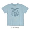 コリンボ (COLIMBO) NORWALK COTTON TEE =VALIONS-15= -バリオンズヒフティーン- 半袖プリントTシャツ ステンシル VA-15 ZZ-0409 03.SMOKE BLUE